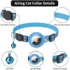 Stock available Air tag cat collar with Apple tracker and bell