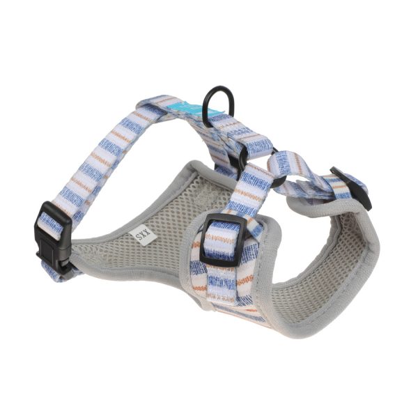Stripe Print Comfort Dog Harness