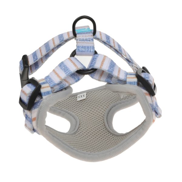 Stripe Print Comfort Dog Harness