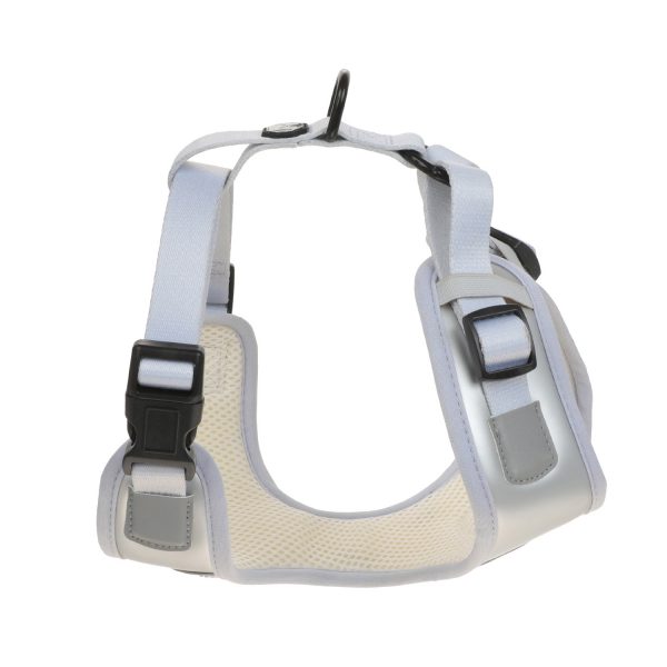 Reflective Leather Simple Design Dog Harness