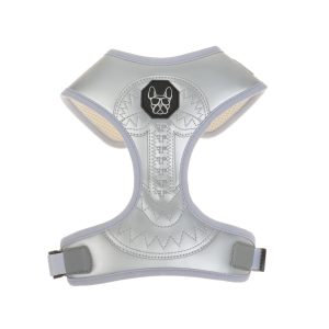 Reflective Leather Simple Design Dog Harness