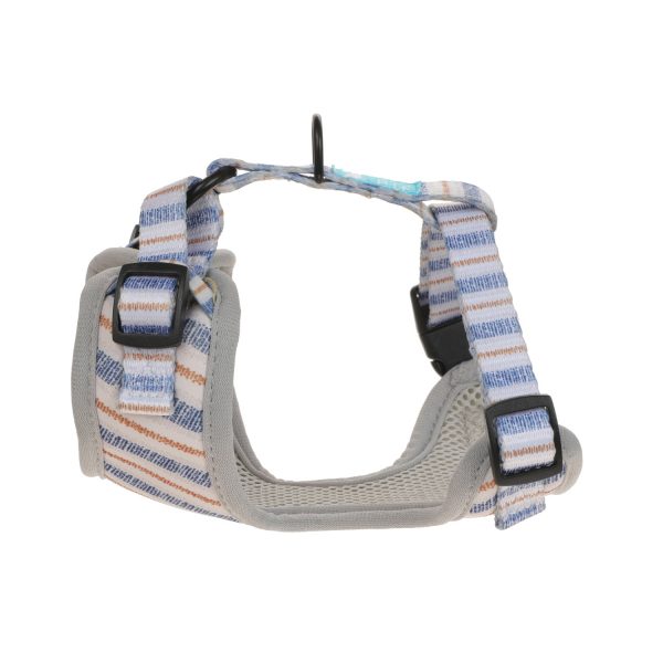 Stripe Print Comfort Dog Harness