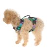 Gradient Color Double Layer Front Traction Reflective Dog Harness For Small Dog