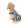 Gradient Color Double Layer Front Traction Reflective Dog Harness For Small Dog