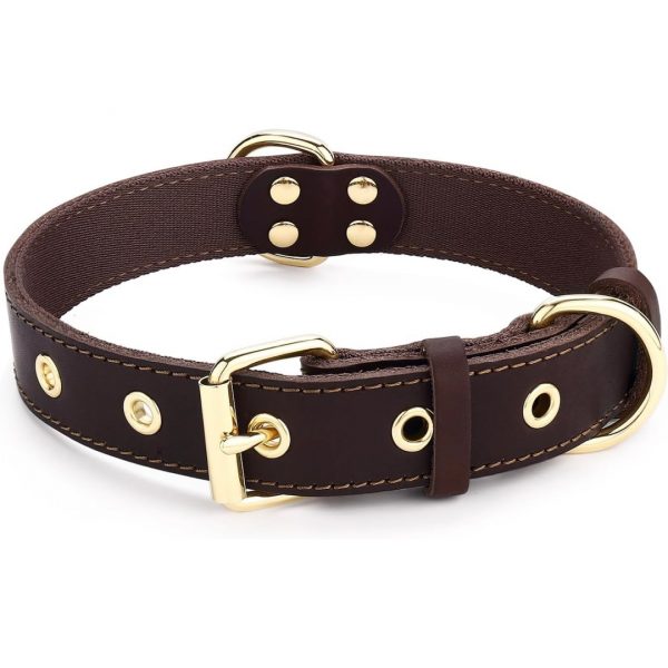 Genuine Leather Dog Collar