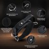 Handle Genuine Leather Dog Collar