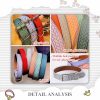 Fashion Stripe PU Leather Dog Collar