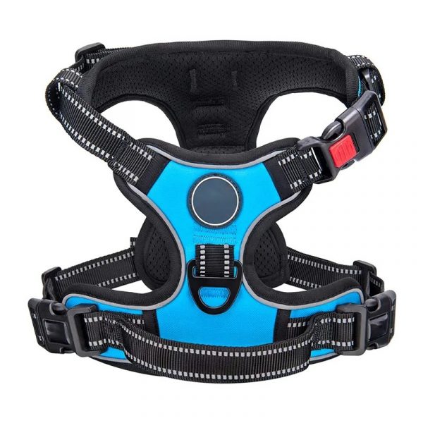 Custom Double layer Front Lead Dog Reflective Harness
