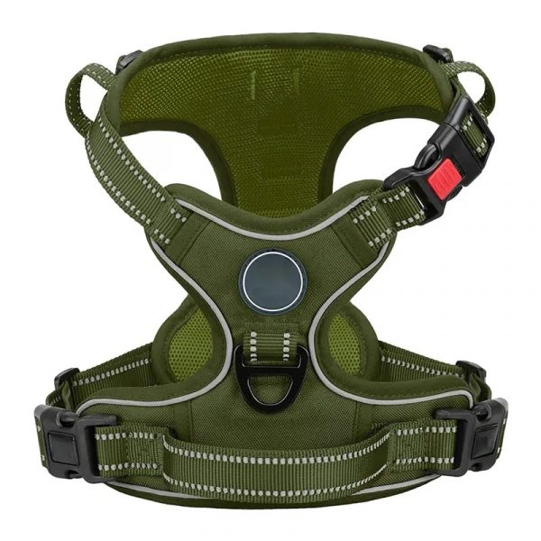 Custom Double layer Front Lead Dog Reflective Harness