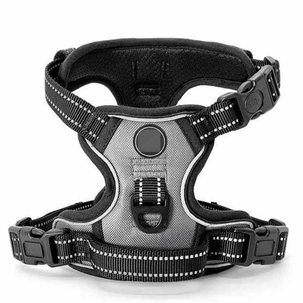 Custom Double layer Front Lead Dog Reflective Harness
