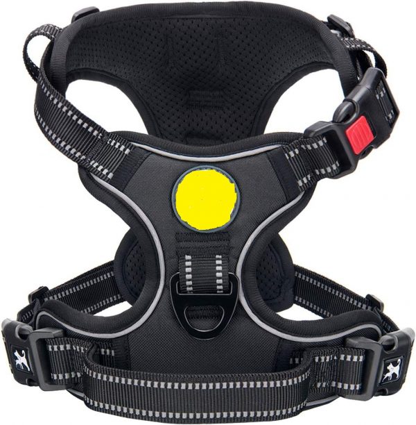 Custom Double layer Front Lead Dog Reflective Harness