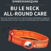 Custom Air tag dog collar with reflective stripe leather pocket for tag tracker Apple connecting pet collar