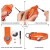 Custom Air tag dog collar with reflective stripe leather pocket for tag tracker Apple connecting pet collar