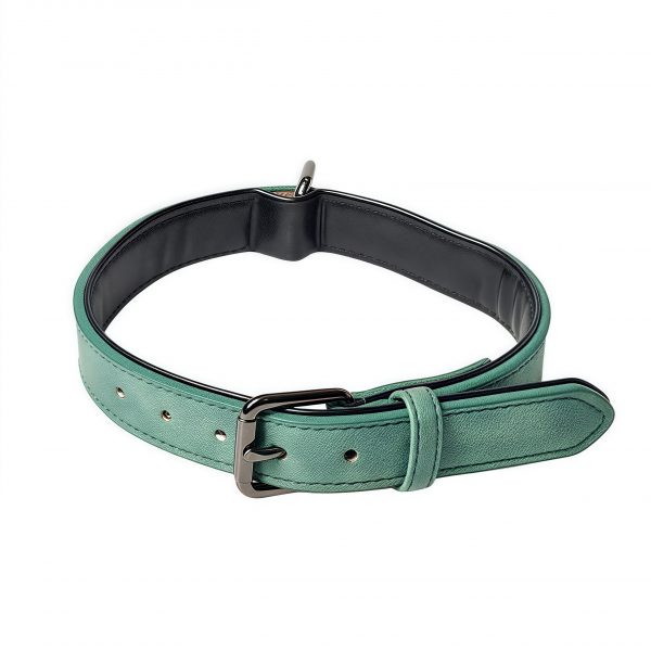 Matte material dog collar